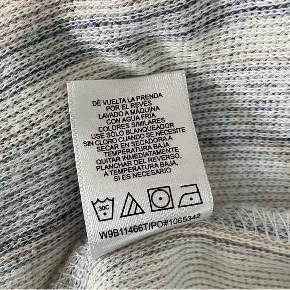 Wallflower Size Large Pullover Knit Hoodie Baja Long Sleeve Multicolor Used - Picture 7 of 7